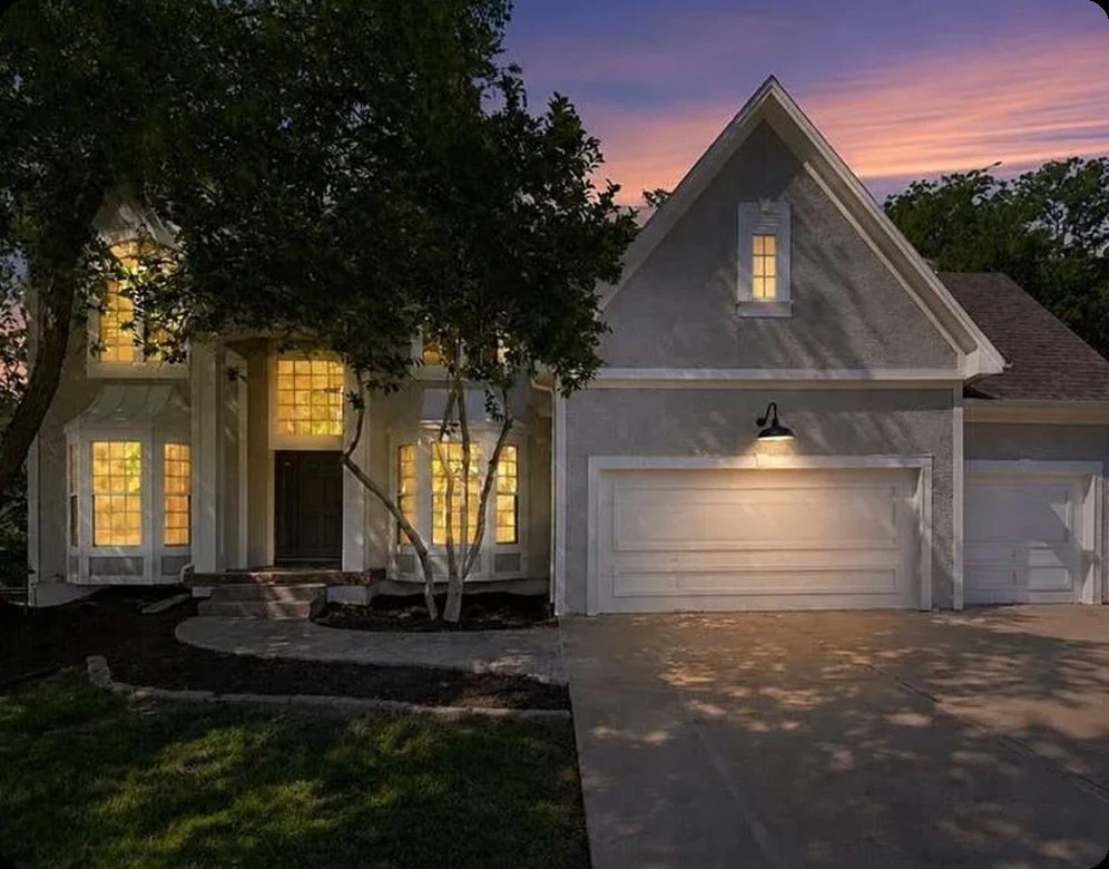 Wintervalley residential exterior at dusk